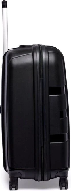 ©TROLLEYZ - Paris No.5 - Reiskoffer - 78cm Met TSA Slot - Dubbele Wielen - 360° Spinners - 100% Polypropyleen - Reiskoffer In Piano Black -Goedkope Bagage Winkel 449x1200 2