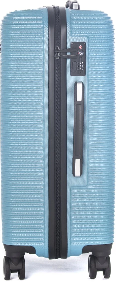 AttitudeZ Air-Z Reiskoffer Medium Ice Blue 67cm - TSA-slot 4 AttitudeZ Air-Z Reiskoffer Medium Ice Blue 67cm - TSA-slot - Afbeelding 2