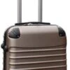 Travelerz Handbagage Koffer Met Wielen 39 Liter - Lichtgewicht - Cijferslot - Goud