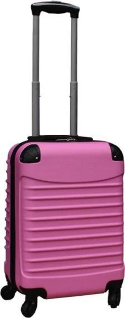 Travelerz Kofferset 3 Delig Met Wielen En Cijferslot - Handbagage Koffers - ABS - Licht Roze -Goedkope Bagage Winkel 472x1200 2