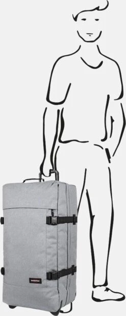 Eastpak TRANVERZ L Reiskoffer (79 X 40 X 33 Cm) - Sunday Grey 30 Eastpak TRANVERZ L Reiskoffer (79 X 40 X 33 Cm) - Sunday Grey -Goedkope Bagage Winkel 481x1200 3