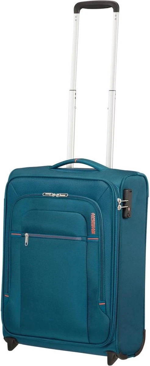 American Tourister Reiskoffer - Crosstrack Spinner 55/20 Tsa (Handbagage) Navy/Orange 7 American Tourister Reiskoffer - Crosstrack Spinner 55/20 Tsa (Handbagage) Navy/Orange - Afbeelding 5