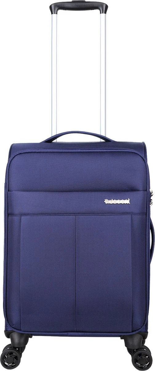 Decent D-Upright Handbagage Koffer - 55 Cm - TSA Slot - Donkerblauw 3 Decent D-Upright Handbagage Koffer - 55 Cm - TSA Slot - Donkerblauw