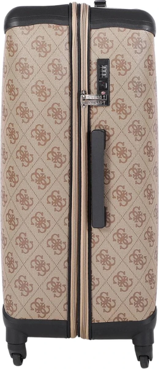 Guess Berta 28 In 4 Wheeler Dames Reiskoffer - Bruin/Beige 4 Guess Berta 28 In 4 Wheeler Dames Reiskoffer - Bruin/Beige - Afbeelding 2