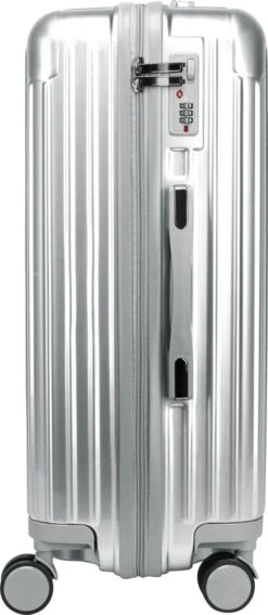 Royal Swiss - Reis Koffer - 76cm - Cijferslot- Lichtgewicht Koffer - 4 Wielen - Silver -Goedkope Bagage Winkel 523x1200 9