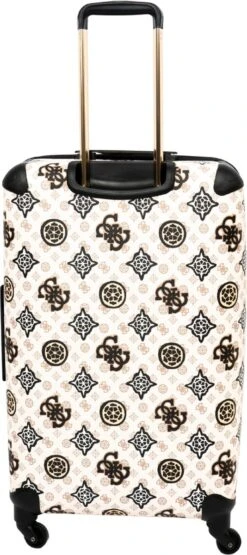 Guess House Party 28 In 4 Wheeler Dames Reiskoffer - Cream Logo Multi 6 Guess House Party 28 In 4 Wheeler Dames Reiskoffer - Cream Logo Multi -Goedkope Bagage Winkel 534x1200 4