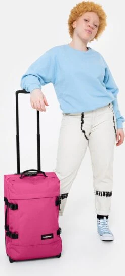 Eastpak TRANVERZ S Reiskoffer, Handbagage (51 X 32.5 X 23 Cm) - Pink Escape 11 Eastpak TRANVERZ S Reiskoffer, Handbagage (51 X 32.5 X 23 Cm) - Pink Escape -Goedkope Bagage Winkel 545x1200