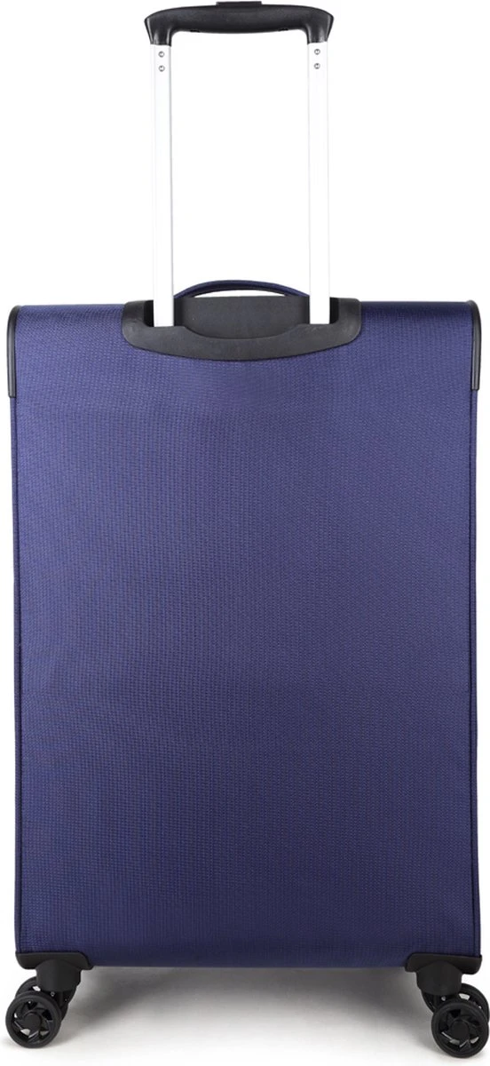 Decent D-Upright Medium Koffer - 66 Cm Expandable - TSA Slot - Donkerblauw 5 Decent D-Upright Medium Koffer - 66 Cm Expandable - TSA Slot - Donkerblauw - Afbeelding 3