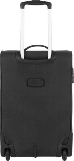 Travelbags Handbagage Zachte Koffer / Trolley / Reiskoffer - The Base - 55 Cm - Zwart -Goedkope Bagage Winkel 555x1200