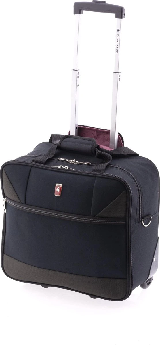 Gladiator Metro Handbagage Laptop Trolley - 14 Inch - Zwart 3 Gladiator Metro Handbagage Laptop Trolley - 14 Inch - Zwart