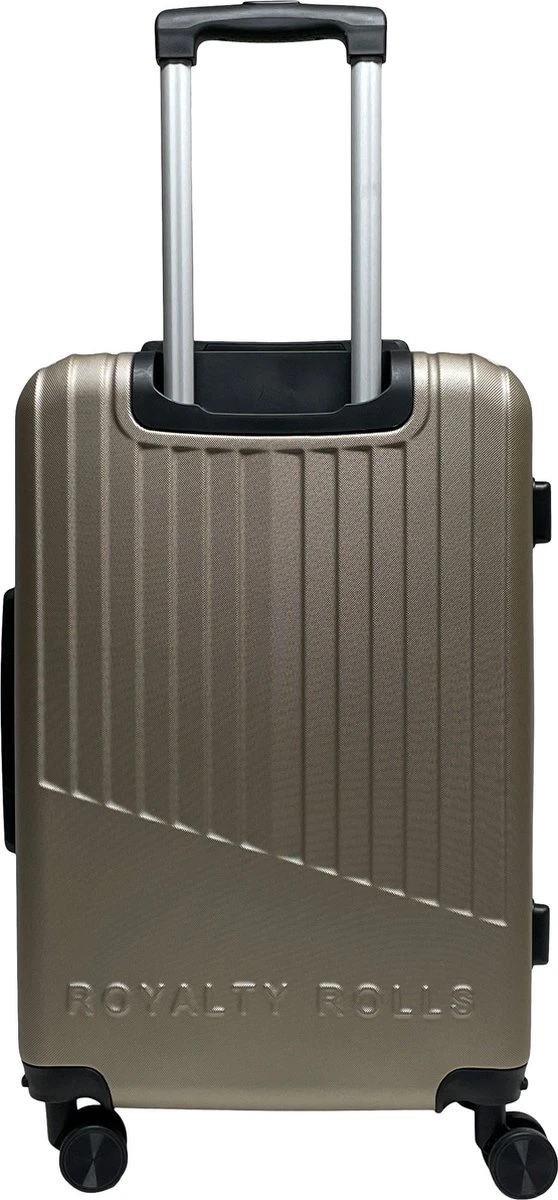 Royalty Rolls Amsterdam M Reiskoffer 67 Cm - 61 Liter - Champagne 5 Royalty Rolls Amsterdam M Reiskoffer 67 Cm - 61 Liter - Champagne - Afbeelding 3