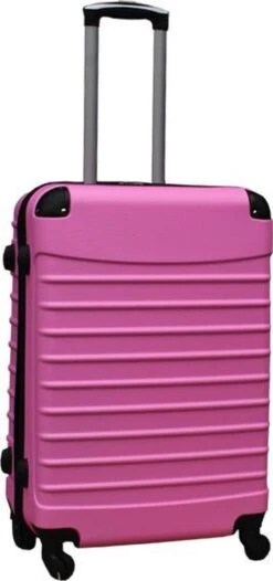 Travelerz Kofferset 3 Delig Met Wielen En Cijferslot - Handbagage Koffers - ABS - Licht Roze -Goedkope Bagage Winkel 563x1200 8