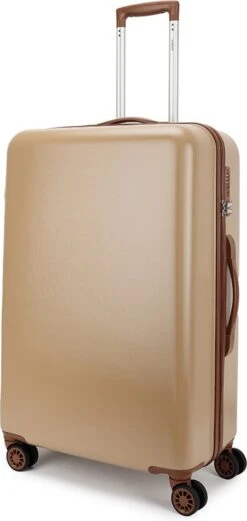 Decent Retro Koffer Groot 76 Cm Beige Brown -Goedkope Bagage Winkel 569x1200 5
