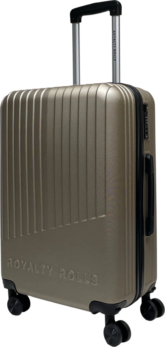 Royalty Rolls Amsterdam M Reiskoffer 67 Cm - 61 Liter - Champagne 3 Royalty Rolls Amsterdam M Reiskoffer 67 Cm - 61 Liter - Champagne