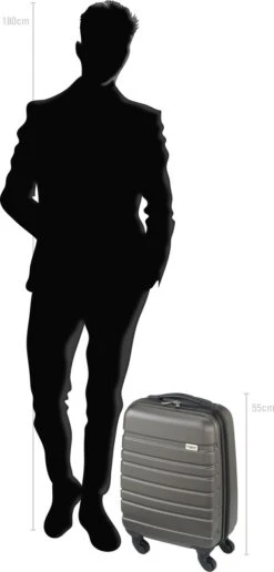 Princess Traveller Singapore Handbagage Koffer 55 Cm - Antraciet -Goedkope Bagage Winkel 574x1200 6