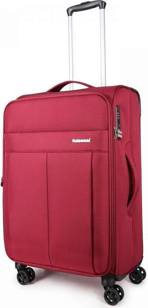 Decent D-Upright Medium Koffer - 66 Cm Expandable - TSA Slot - Bordeaux Rood 21 Decent D-Upright Medium Koffer - 66 Cm Expandable - TSA Slot - Bordeaux Rood - Afbeelding 19