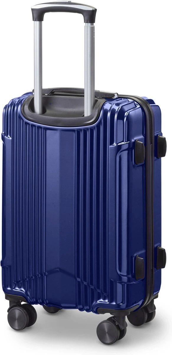 Tesla PC - Handbagage Koffer - 55x35x20 Cm - 4 Wielen - Blauw 4 Tesla PC - Handbagage Koffer - 55x35x20 Cm - 4 Wielen - Blauw - Afbeelding 2