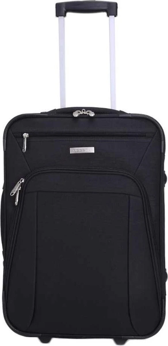 Decent Basic-Line Medium Trolley 63 Cm - Zwart 3 Decent Basic-Line Medium Trolley 63 Cm - Zwart