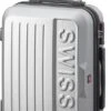 Swiss - Lausanne - Handbagage Koffer - 4 Wielen - TSA-Cijferslot - Zilver -Goedkope Bagage Winkel 586x1200 1