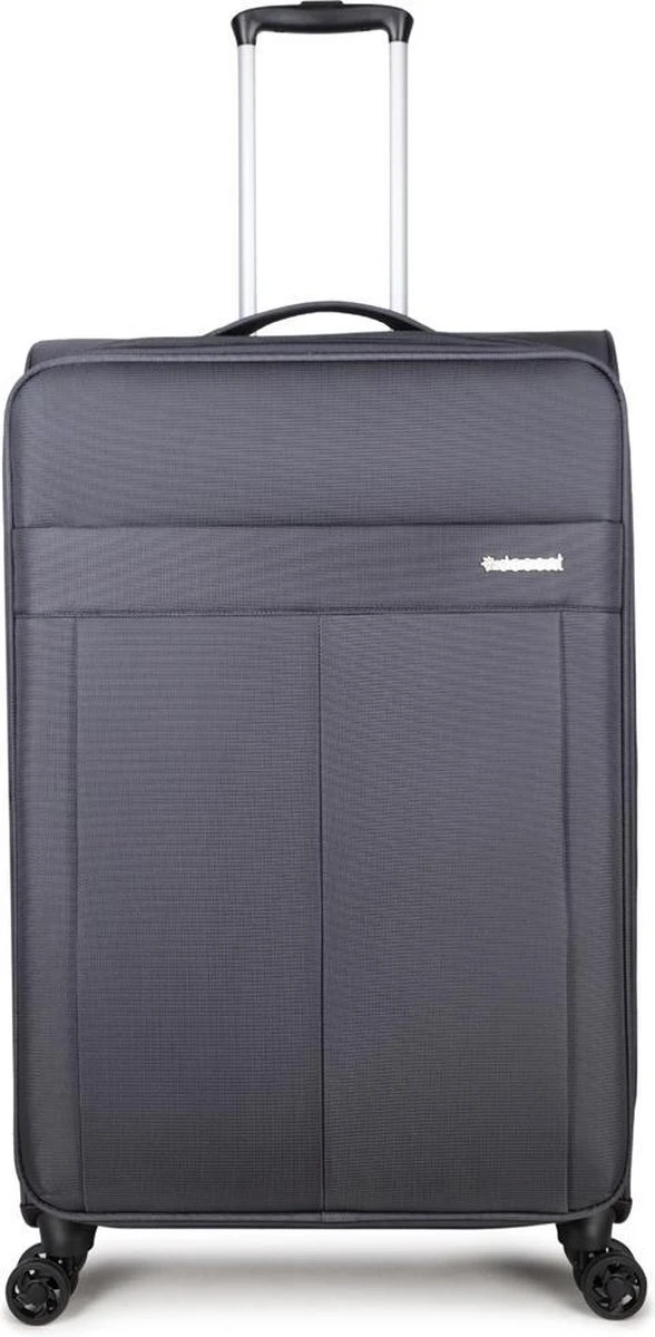 Decent D-Upright Large Koffer - 76 Cm Expandable - TSA Slot - Grijs 3 Decent D-Upright Large Koffer - 76 Cm Expandable - TSA Slot - Grijs