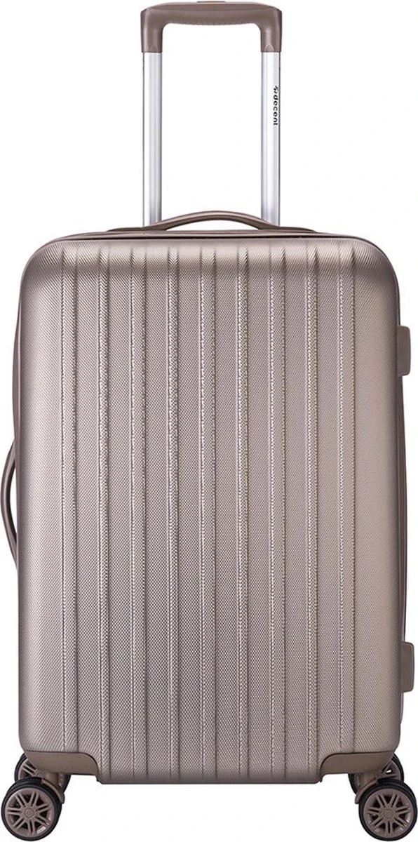 Decent Harde Koffer Tranporto 66 - Champagne 3 Decent Harde Koffer Tranporto 66 - Champagne