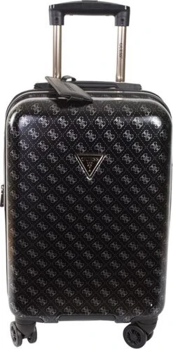 Guess Trolley Jesco Dames Koffer - Coal Logo -Goedkope Bagage Winkel 598x1200 3