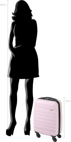 Princess Traveller Singapore Handbagage Koffer 55 Cm - Lilac 11 Princess Traveller Singapore Handbagage Koffer 55 Cm - Lilac -Goedkope Bagage Winkel 600x1200