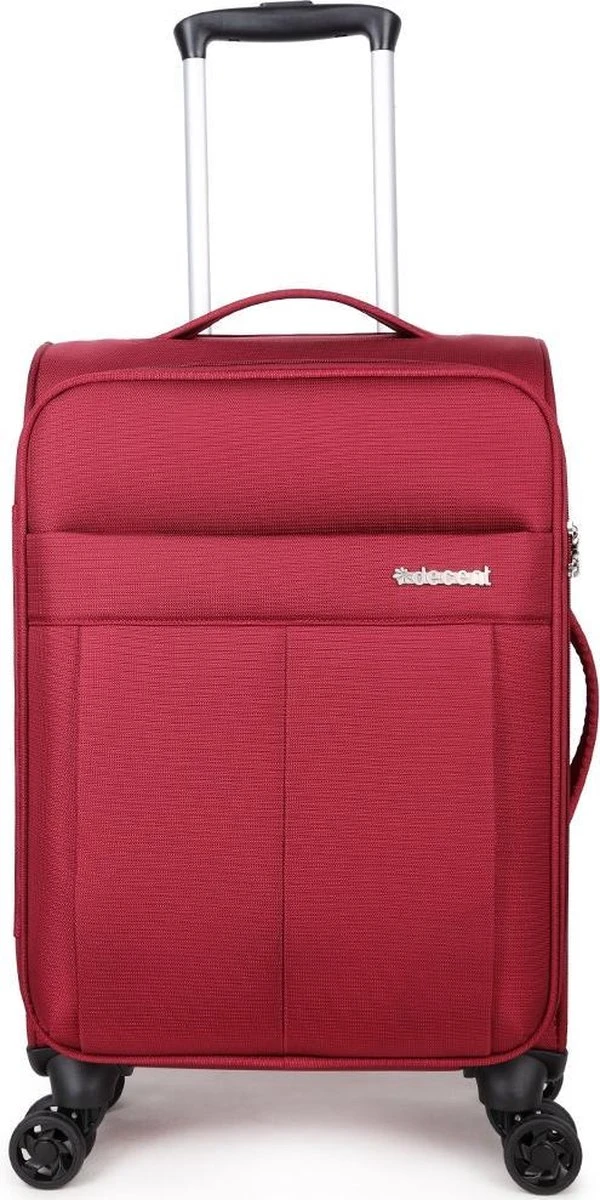 Decent D-Upright Handbagage Koffer - 55 Cm - TSA Slot - Bordeaux Rood 3 Decent D-Upright Handbagage Koffer - 55 Cm - TSA Slot - Bordeaux Rood