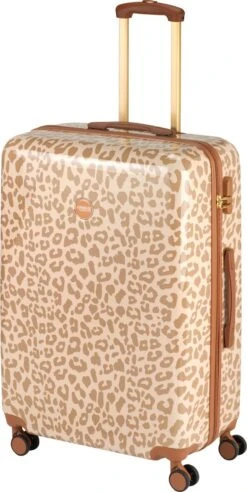 Princess Traveller Leopard - Reiskoffer - Crème/Taupe - L - 76cm -Goedkope Bagage Winkel 603x1200 6