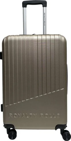 Royalty Rolls Amsterdam M Reiskoffer 67 Cm - 61 Liter - Champagne 8 Royalty Rolls Amsterdam M Reiskoffer 67 Cm - 61 Liter - Champagne -Goedkope Bagage Winkel 605x1200 3