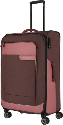 Travelite Zachte Koffer / Trolley / Reiskoffer - Viia - 77 Cm (XL) - Roze 24 Travelite Zachte Koffer / Trolley / Reiskoffer - Viia - 77 Cm (XL) - Roze -Goedkope Bagage Winkel 606x1200 12