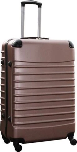 Travelerz Kofferset 2 Delige ABS Groot - Met Cijferslot - 95 Liter - Rose Goud - Zilver -Goedkope Bagage Winkel 606x1200 18