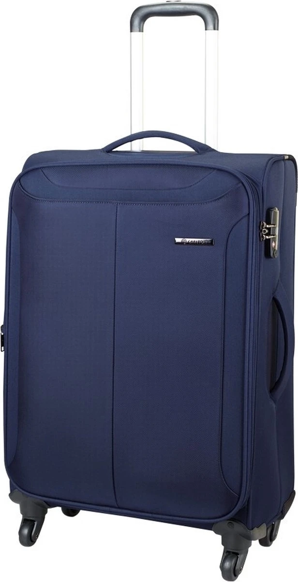 Carlton Rover Spinner Handbagage Koffer 55 Cm - Blauw 3 Carlton Rover Spinner Handbagage Koffer 55 Cm - Blauw