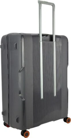 Decent Koffer / Trolley / Reiskoffer - 77 X 54.5 X 31.5 Cm - 116 Liter - Polypropyleen - Maat XL - On-Tour - Grijs -Goedkope Bagage Winkel 622x1200 12