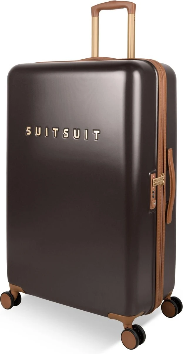 SUITSUIT - Fab Seventies Classic - Espresso Black - Reiskoffer (76 Cm) 7 SUITSUIT - Fab Seventies Classic - Espresso Black - Reiskoffer (76 Cm) - Afbeelding 5
