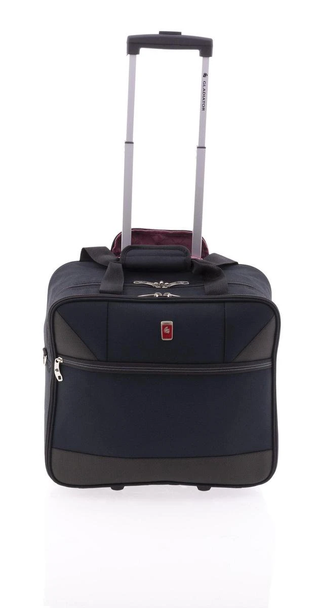 Gladiator Metro Handbagage Laptop Trolley - 14 Inch - Zwart 5 Gladiator Metro Handbagage Laptop Trolley - 14 Inch - Zwart - Afbeelding 3