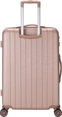 Decent Tranporto-One Reiskoffer 76 Cm - Zalmroze -Goedkope Bagage Winkel 632x1200 5