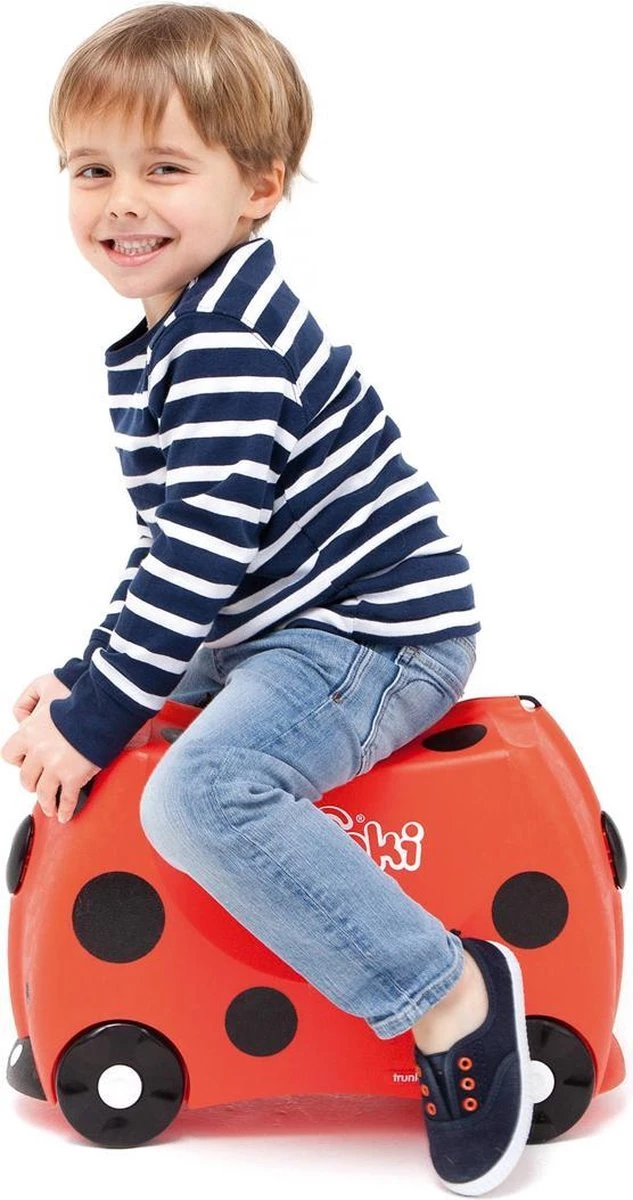 Trunki Ride-On Handbagage Koffer 46 Cm - Lieverheersbeestje Harley 21 Trunki Ride-On Handbagage Koffer 46 Cm - Lieverheersbeestje Harley - Afbeelding 19
