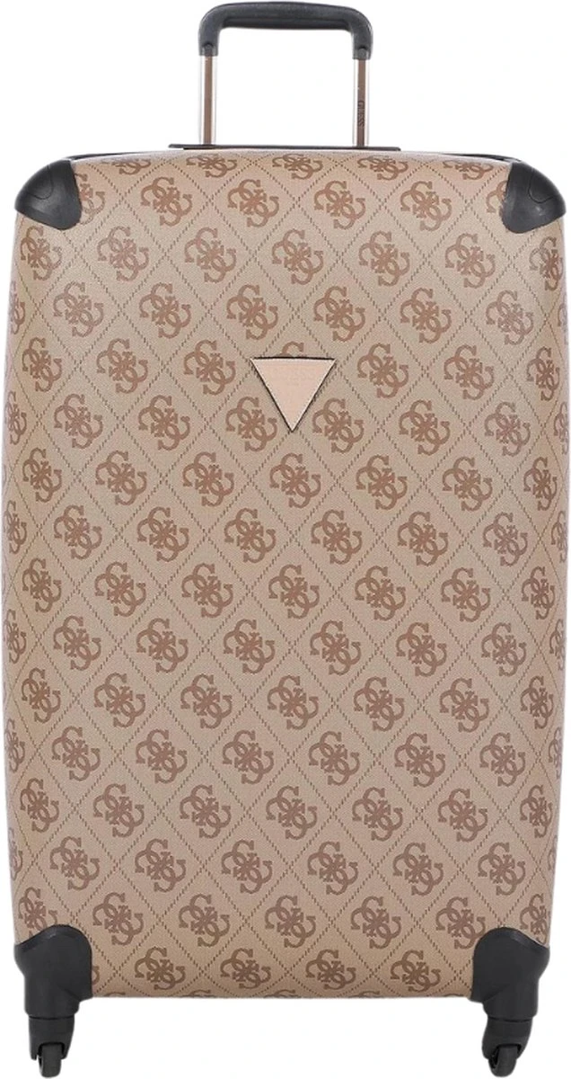 Guess Berta 28 In 4 Wheeler Dames Reiskoffer - Bruin/Beige 3 Guess Berta 28 In 4 Wheeler Dames Reiskoffer - Bruin/Beige