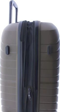 Gladiator Kick-Off Middelgrote Koffer Expandable - 67 Cm - 72/90 Liter - Eco Friendly Recyclebaar PP - Khaki Groen -Goedkope Bagage Winkel 643x1200 11