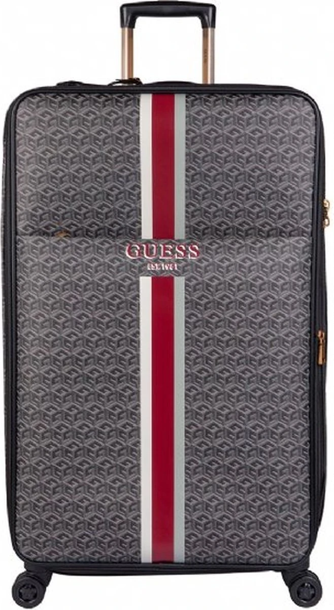 Guess Vikky 28 In 8 Wheeler Dames Reiskoffer - Charcoal Grey 6 Guess Vikky 28 In 8 Wheeler Dames Reiskoffer - Charcoal Grey - Afbeelding 4