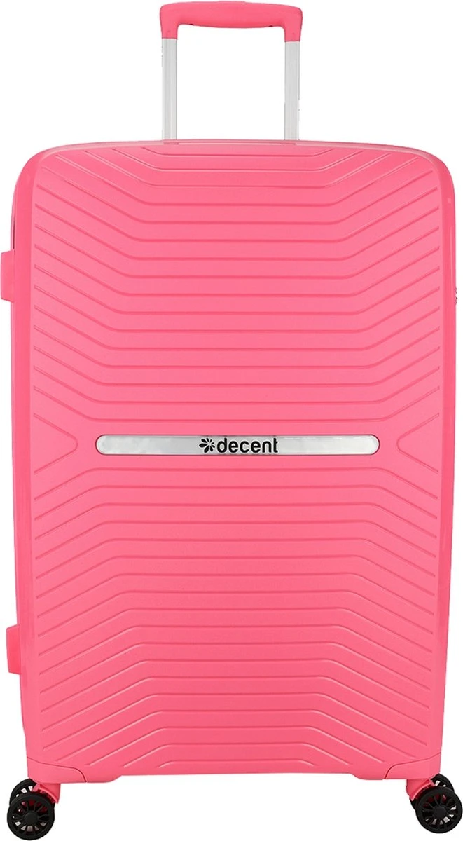 Decent CROSS-ONE PP Trolley 76 Cm - 94 Liter - TSA Slot - Pink 12 Decent CROSS-ONE PP Trolley 76 Cm - 94 Liter - TSA Slot - Pink - Afbeelding 10