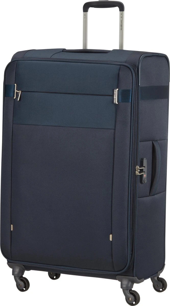 Samsonite Reiskoffer - Citybeat Spinner 78/29 Uitbreidbaar (Large) Navy Blue 3 Samsonite Reiskoffer - Citybeat Spinner 78/29 Uitbreidbaar (Large) Navy Blue