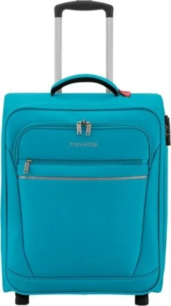 Travelite Cabin 2 Wheel Trolley Turquoise 22 Travelite Cabin 2 Wheel Trolley Turquoise -Goedkope Bagage Winkel 670x1200 3