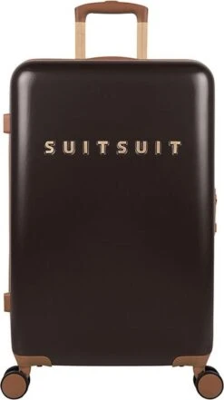 SUITSUIT - Fab Seventies Classic - Espresso Black - Reiskoffer (66 Cm) -Goedkope Bagage Winkel 672x1200 3