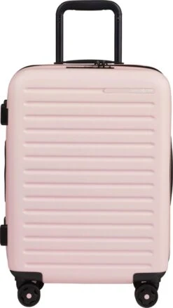 Samsonite Reiskoffer - Stackd Spinner 55/20 Exp (Handbagage) Rose -Goedkope Bagage Winkel 676x1200