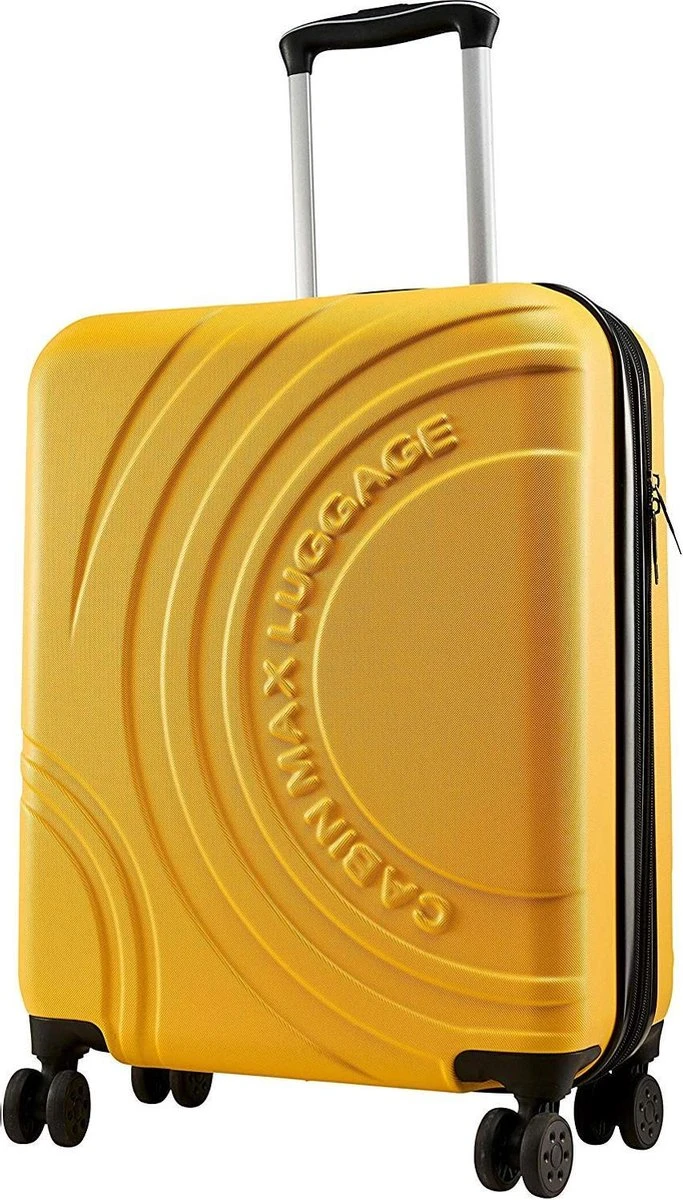 CabinMax Velocity Handbagage Koffer - Uitbreidbaar Trolley 44L - Harde Reiskoffer - 55x40x20/25 Cm - Lichtgewicht - Groot Capaciteit - Geel 3 CabinMax Velocity Handbagage Koffer - Uitbreidbaar Trolley 44L - Harde Reiskoffer - 55x40x20/25 Cm - Lichtgewicht - Groot Capaciteit - Geel