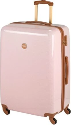 Princess Traveller Trendy Dots - Reiskoffer- Roze - L - 76cm -Goedkope Bagage Winkel 686x1200 9