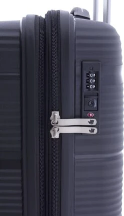 Gladiator Bionic S Handbagage Koffer Expandable - 55 Cm - TSA Slot - Zwart -Goedkope Bagage Winkel 690x1200 4