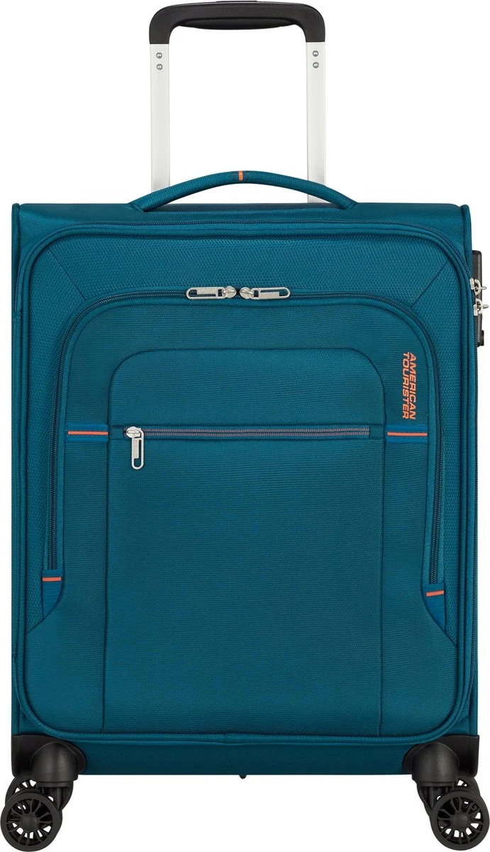 American Tourister Reiskoffer - Crosstrack Spinner 55/20 Tsa (Handbagage) Navy/Orange 5 American Tourister Reiskoffer - Crosstrack Spinner 55/20 Tsa (Handbagage) Navy/Orange - Afbeelding 3